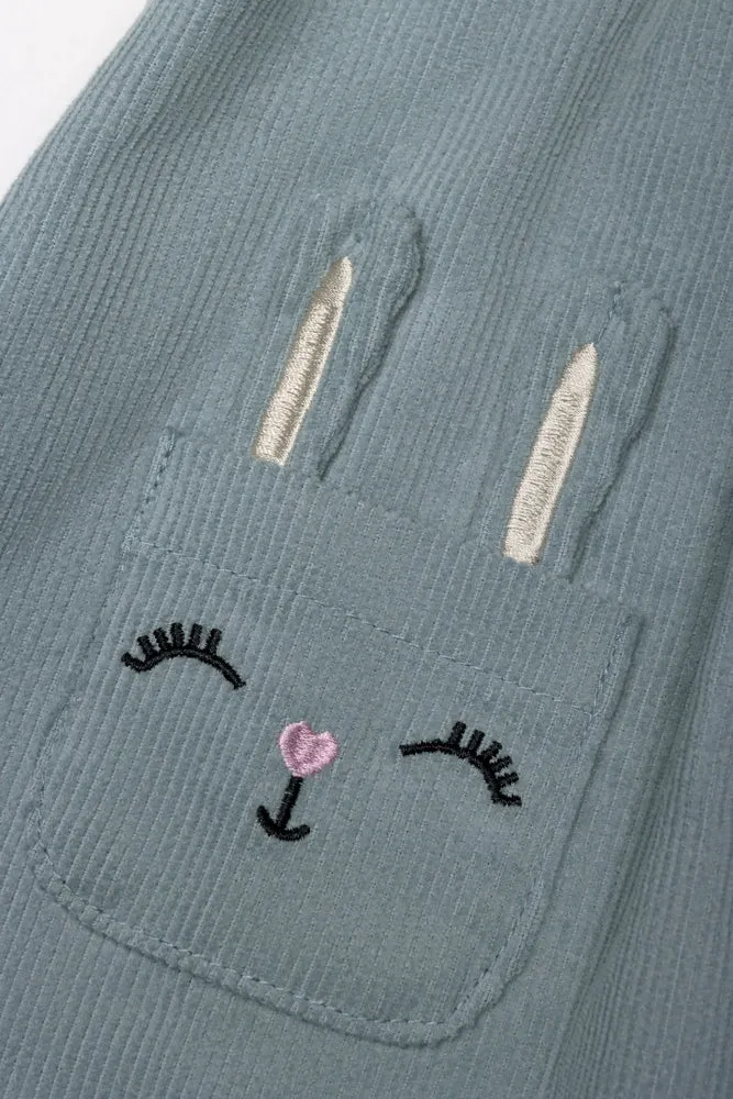 Bunny Pinafore Set Green sold by Ackermas product image thumbnail 3