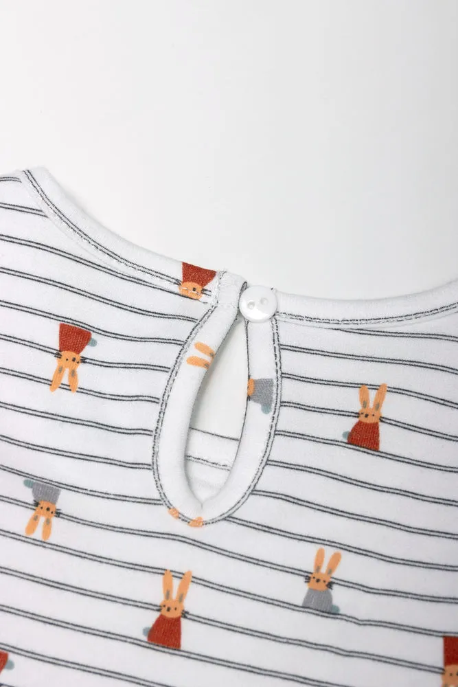 Bunny Pinafore Set Green sold by Ackermas product image thumbnail 5