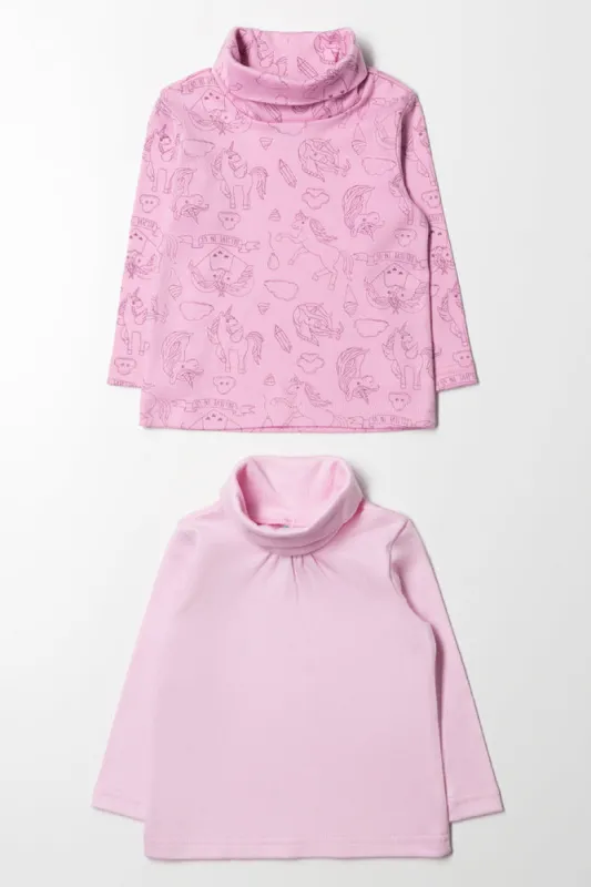 2 Pack Poloneck Pink sold by Ackermas