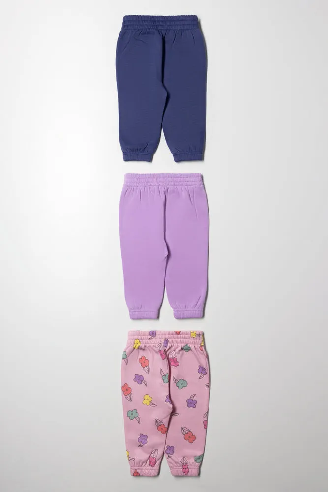 3 Pack Track pants Navy, Purple & Pink sold by Ackermas product image thumbnail 3