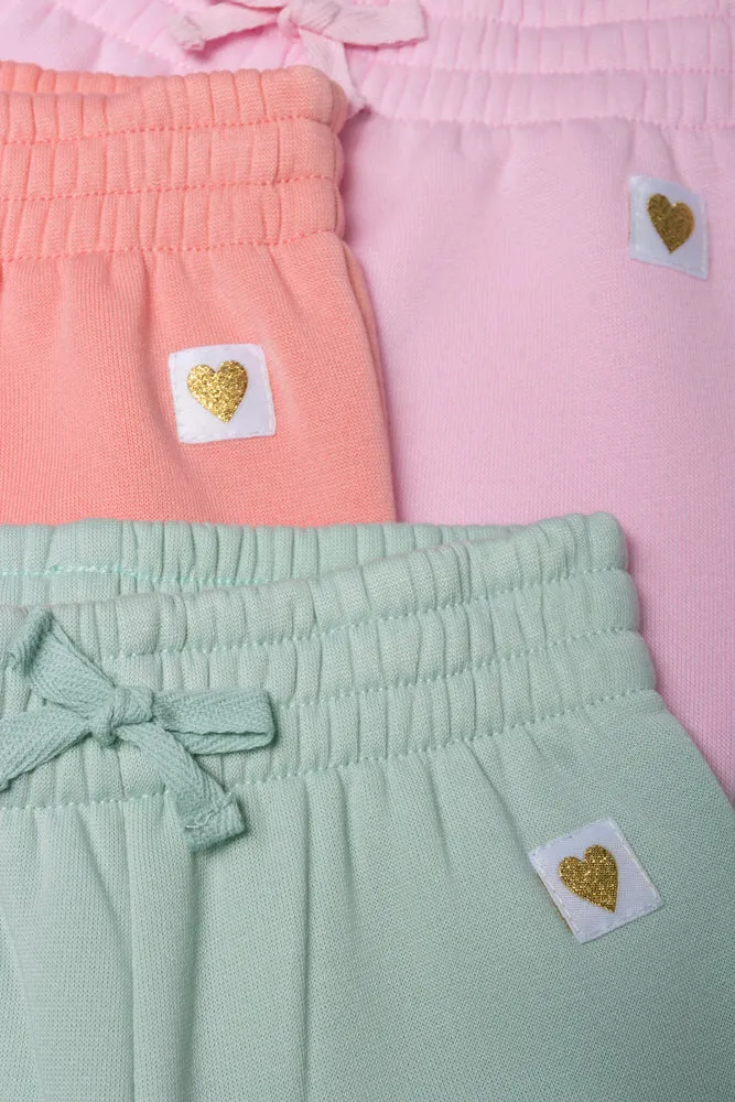 3 Pack Track Pants Green and Pink sold by Ackermas product image thumbnail 2