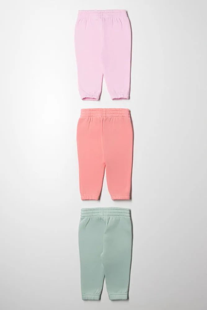 3 Pack Track Pants Green and Pink sold by Ackermas product image thumbnail 3