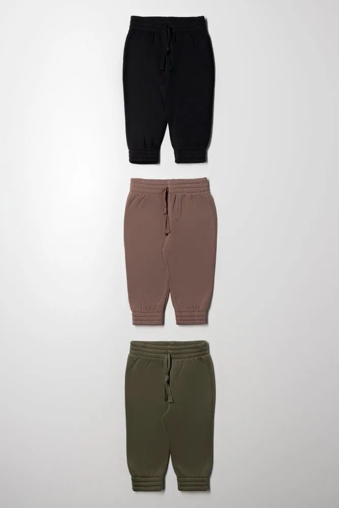 3 Pack Track Pants Green, Natural And Black sold by Ackermas