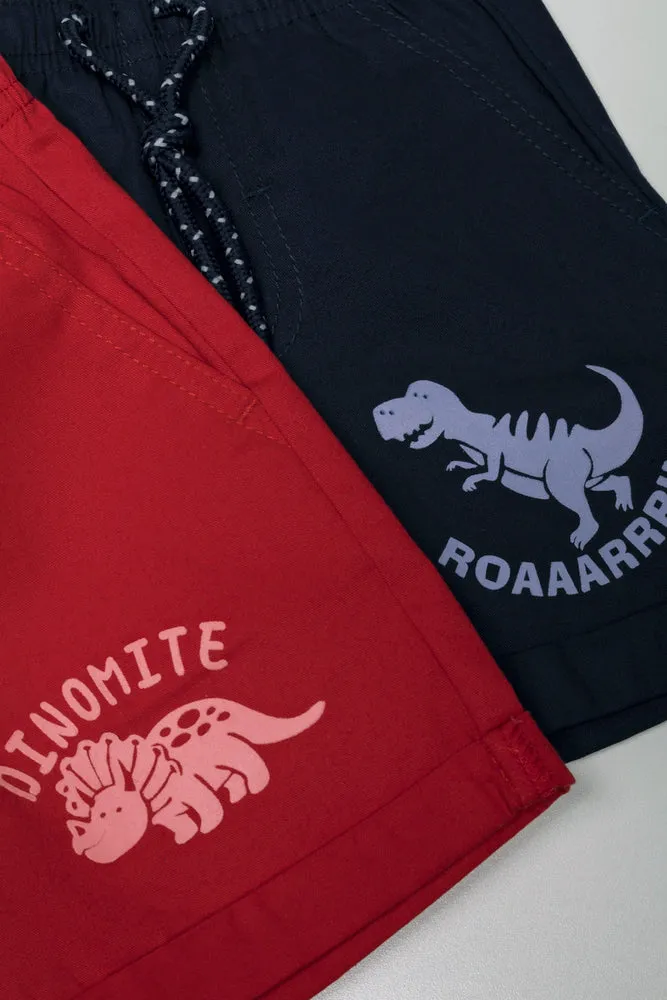 2 Pack Shorts Navy & Red sold by Ackermas product image thumbnail 2