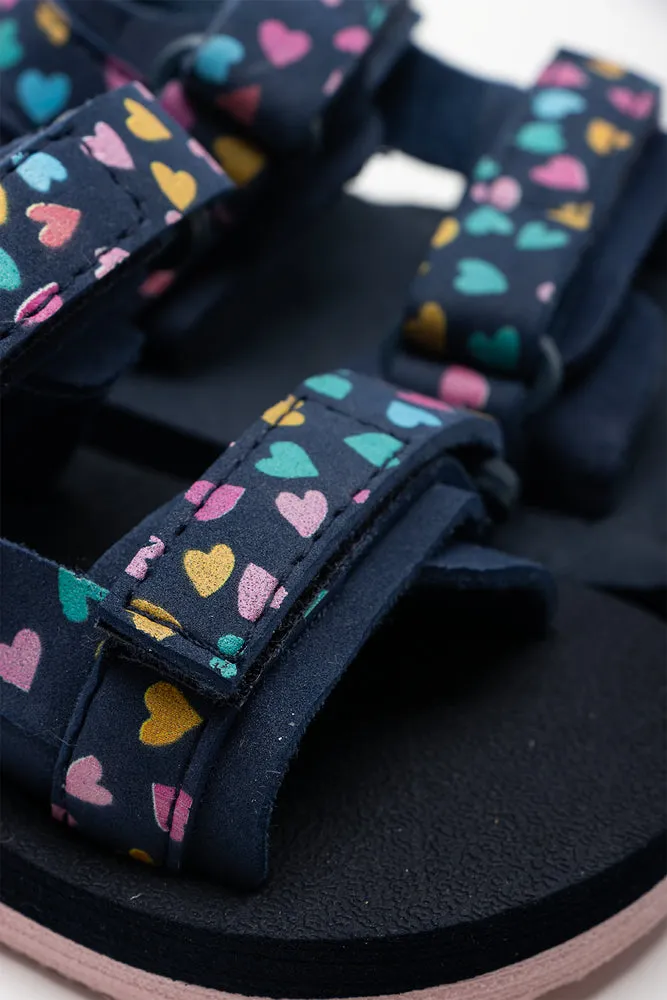 Heart Sandal Navy sold by Ackermas product image thumbnail 3