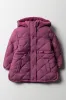 Diamond Quilt Coat Purple sold by Ackermas