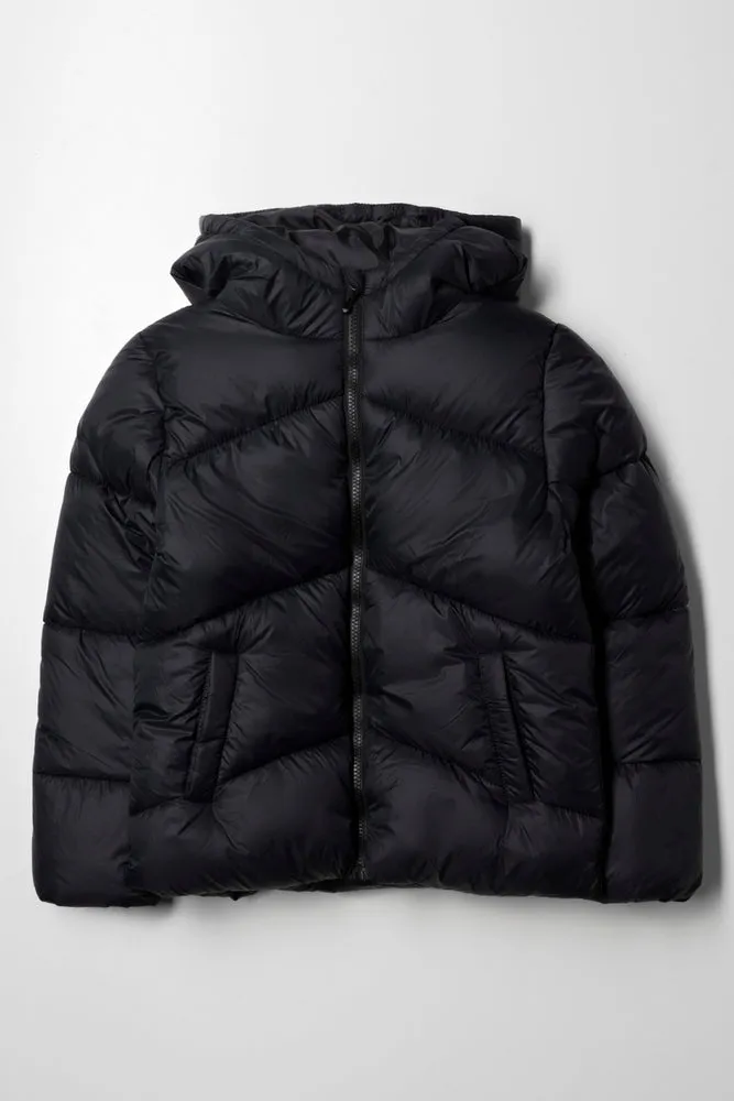 Hooded Puffer Black sold by Ackermas