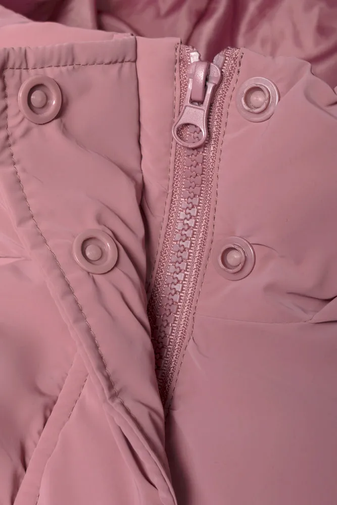 Hooded Puffer Jacket Pink sold by Ackermas product image thumbnail 2