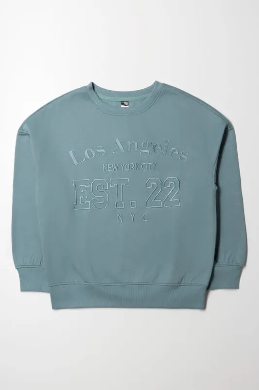 Oversized Crew Neck Blue sold by Ackermas