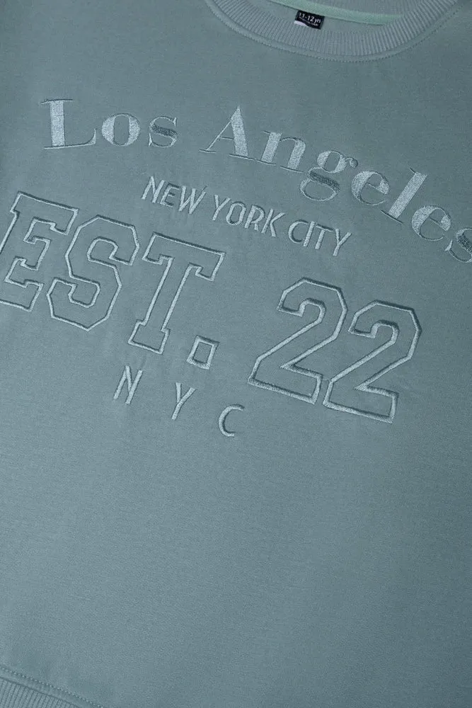 Oversized Crew Neck Blue sold by Ackermas product image thumbnail 2