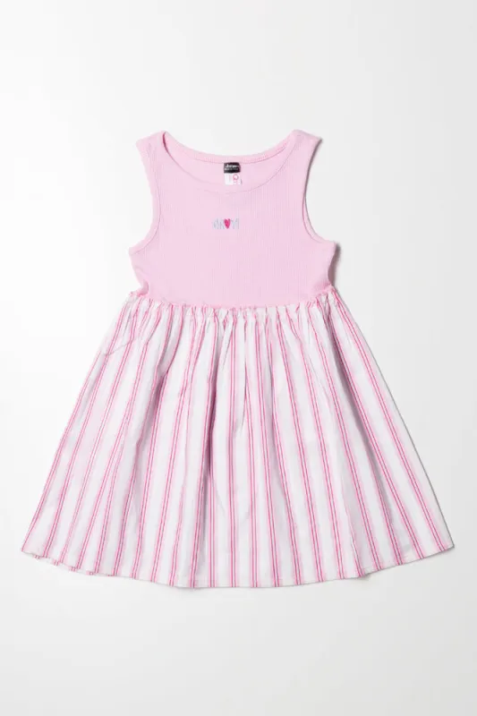 Sleeveless Dress Pink sold by Ackermas