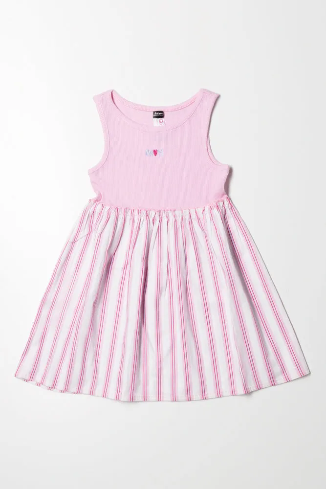 Sleeveless Dress Pink sold by Ackermas