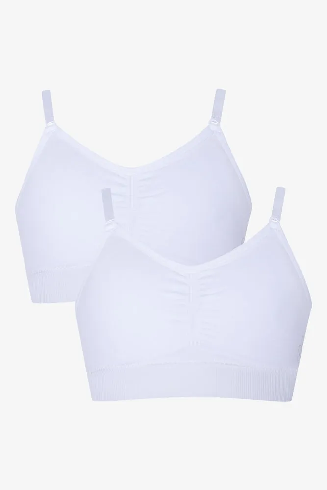 2 Pack Seamfree Bra White sold by Ackermas
