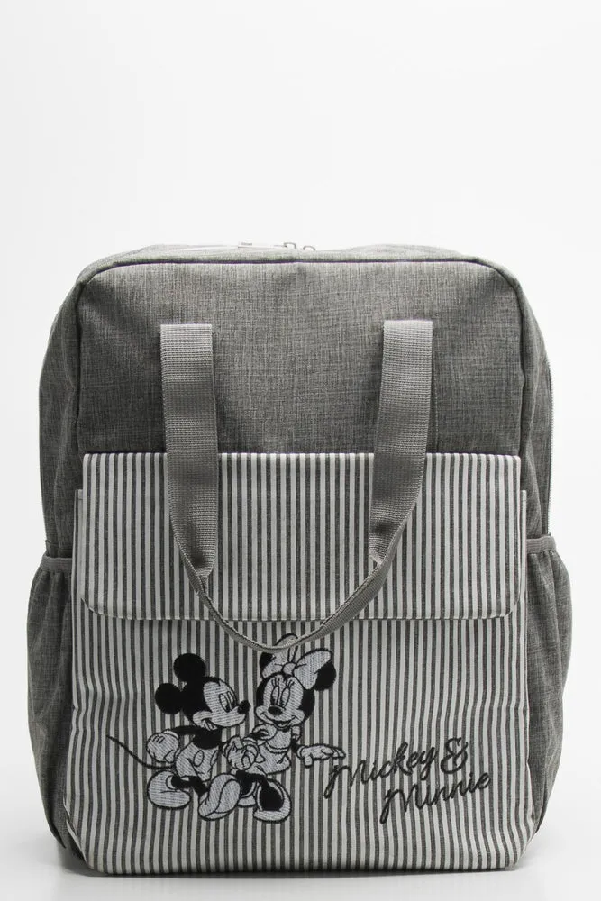 Minnie Mouse Backpack Nappy Bag Grey sold by Ackermas