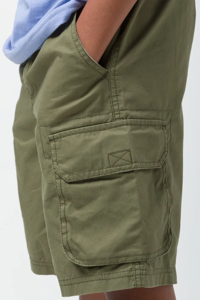 Woven Styled Cargo Shorts Khaki sold by Ackermas product image thumbnail 5