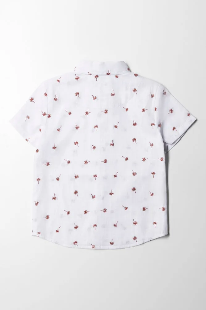 Short Sleeve Shirt White sold by Ackermas product image thumbnail 4