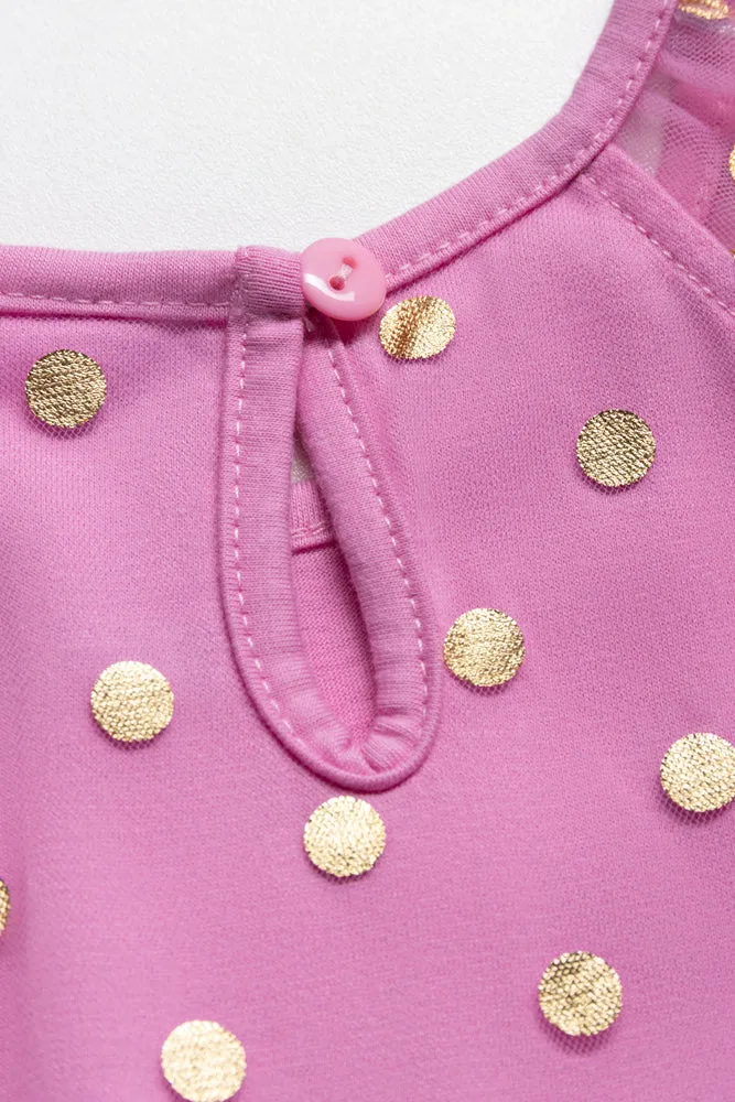 Tg Tulle Dress With Headband Mid Pink sold by Ackermas product image thumbnail 3