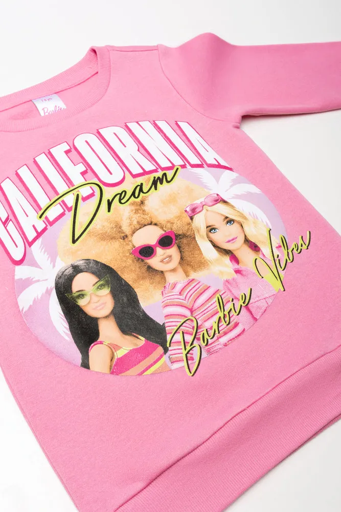 Barbie Crew Neck Track Top Pink sold by Ackermas product image thumbnail 2