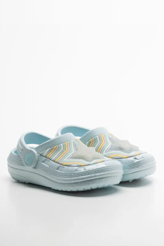 Star Light Up Clog Blue sold by Ackermas