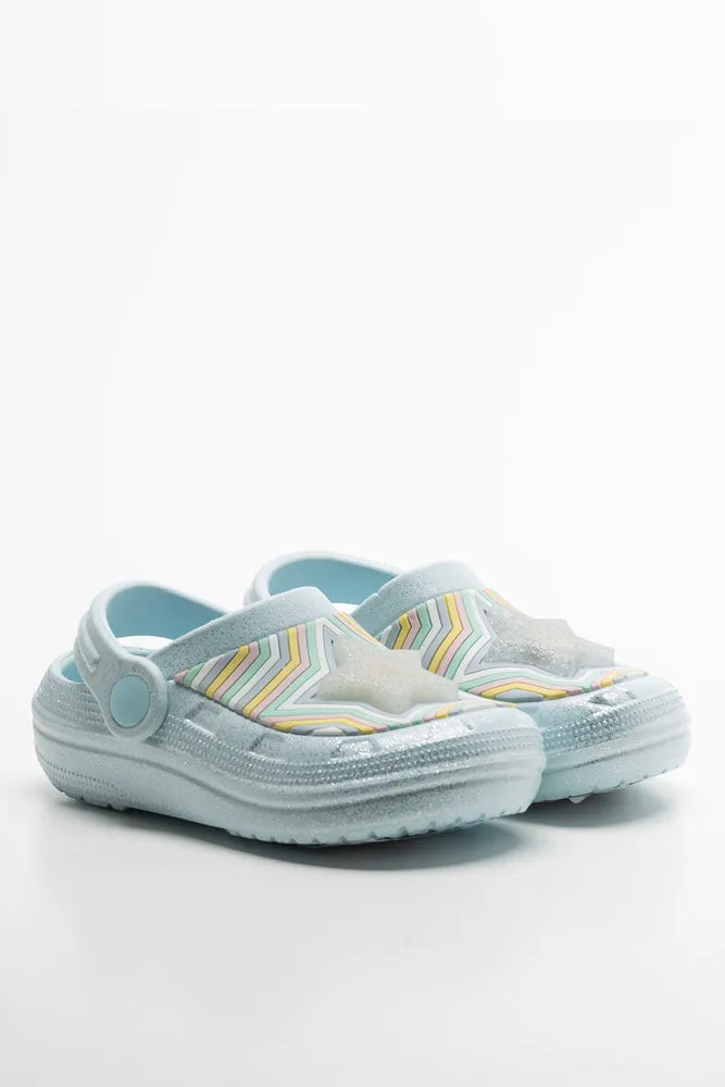 Star Light Up Clog Blue sold by Ackermas
