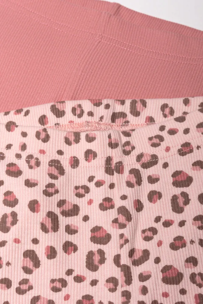 2 Pack Rib Leggings Pink sold by Ackermas product image thumbnail 2