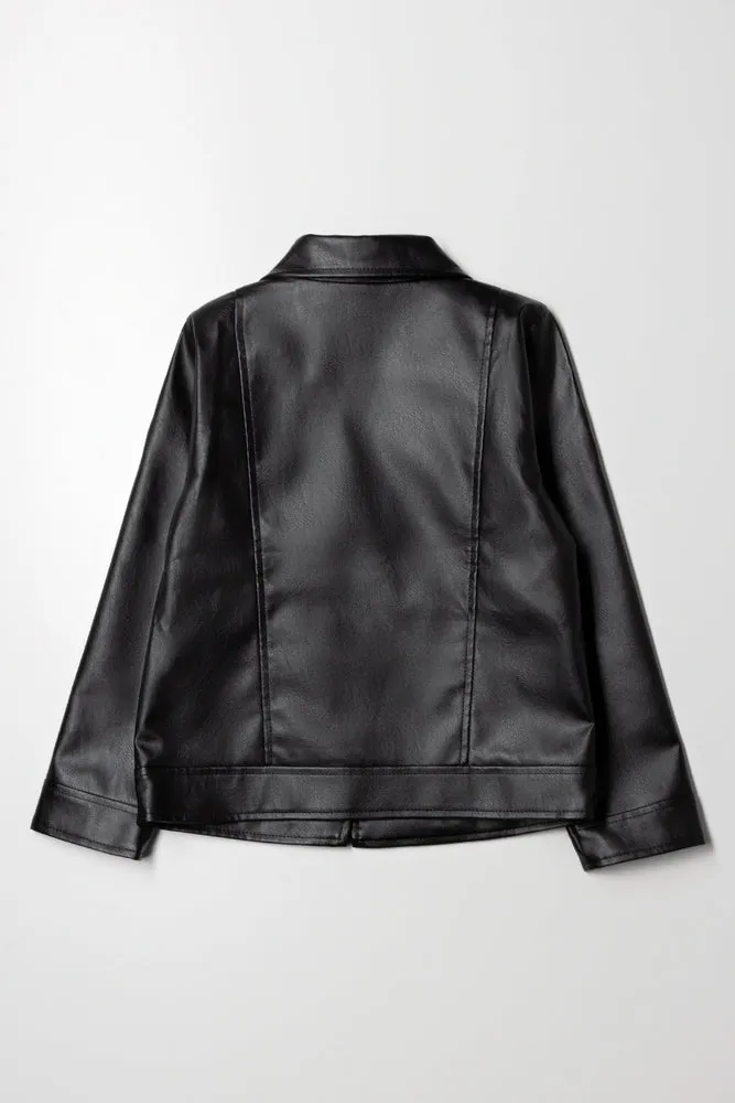 Biker Jacket Black sold by Ackermas product image thumbnail 3