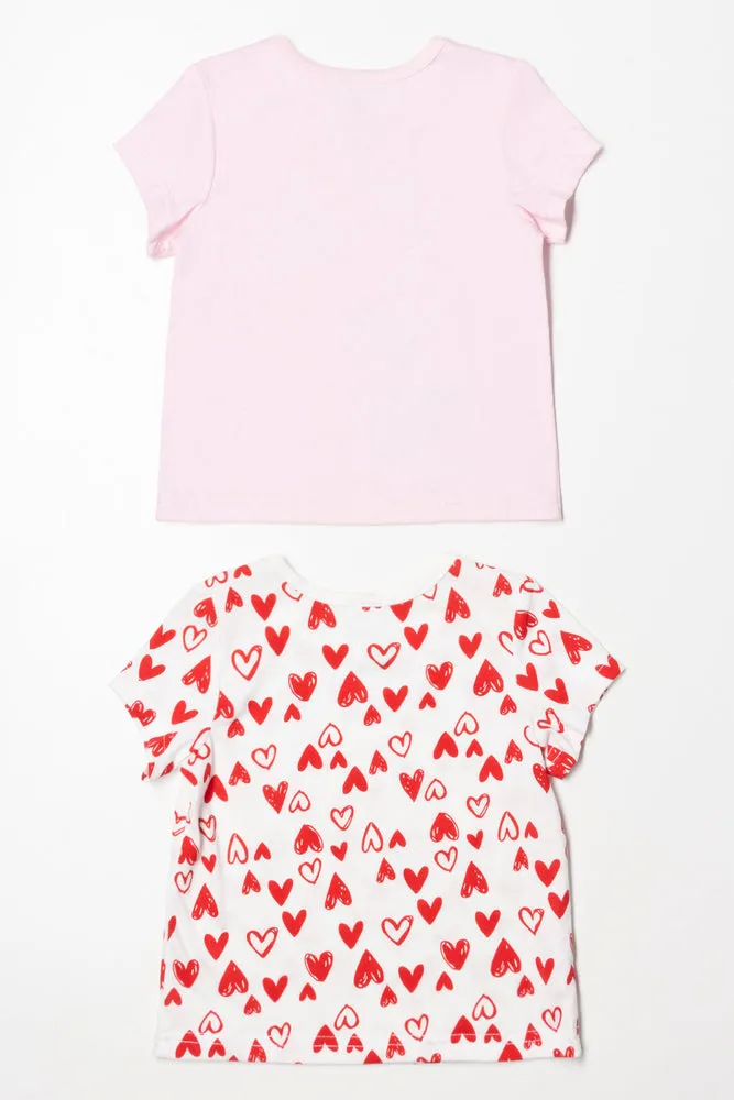 2 Pack T-Shirt Pink sold by Ackermas product image thumbnail 4