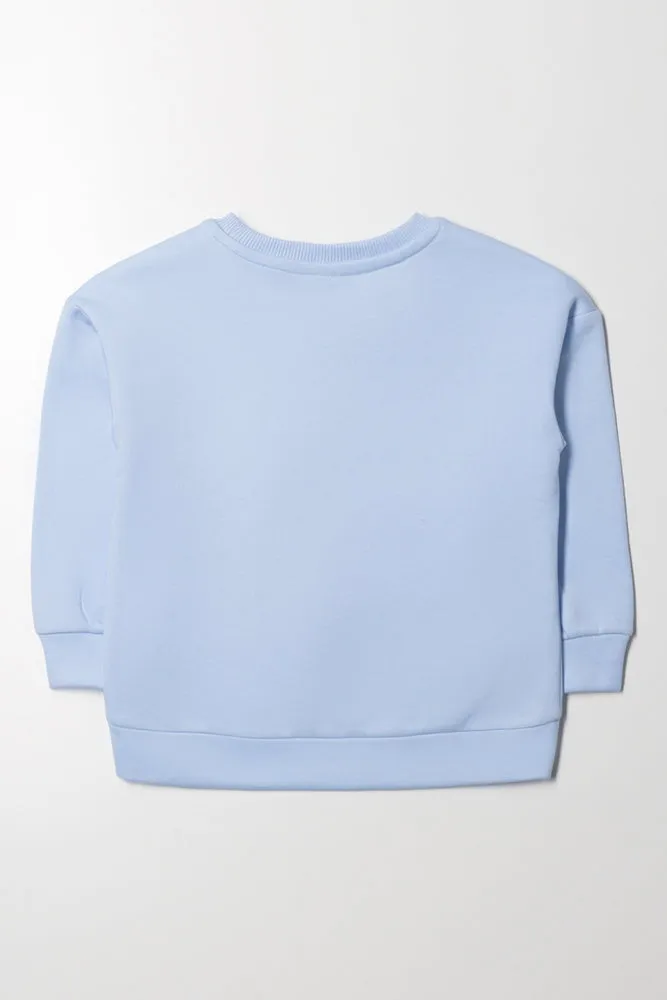 Unicorn Crew Neck Tracktop Blue sold by Ackermas product image thumbnail 3