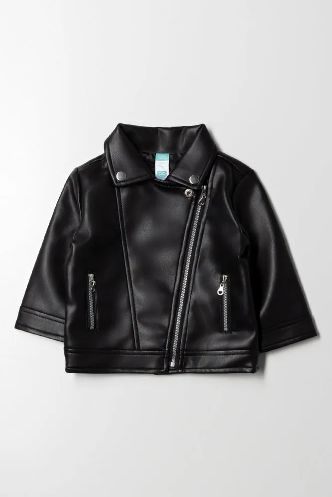 Biker Jacket Black sold by Ackermas