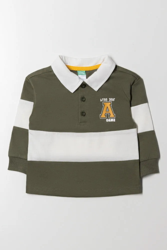 Long Sleeve Golfer Green And White sold by Ackermas