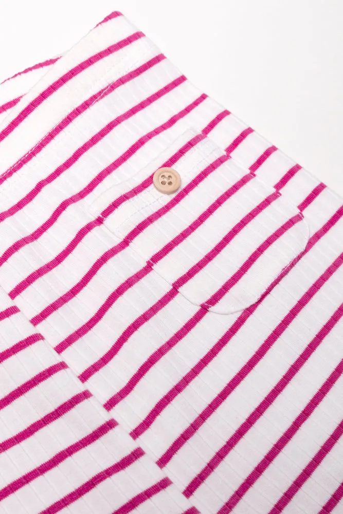 Rib Stripe Legging Pink sold by Ackermas product image thumbnail 2