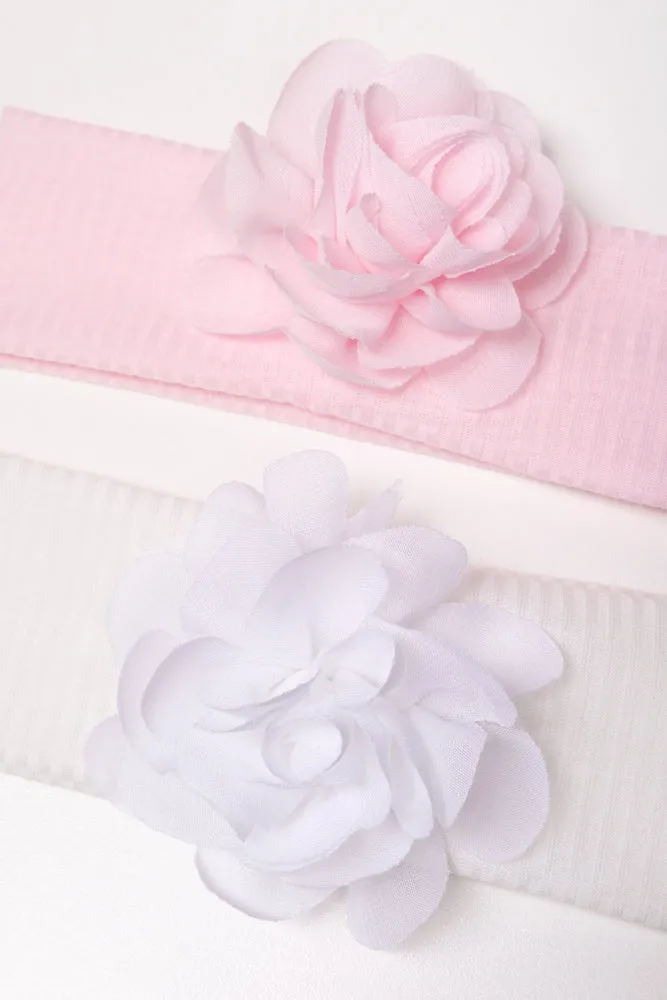2 Pack Head Band White & Pink sold by Ackermas product image thumbnail 2