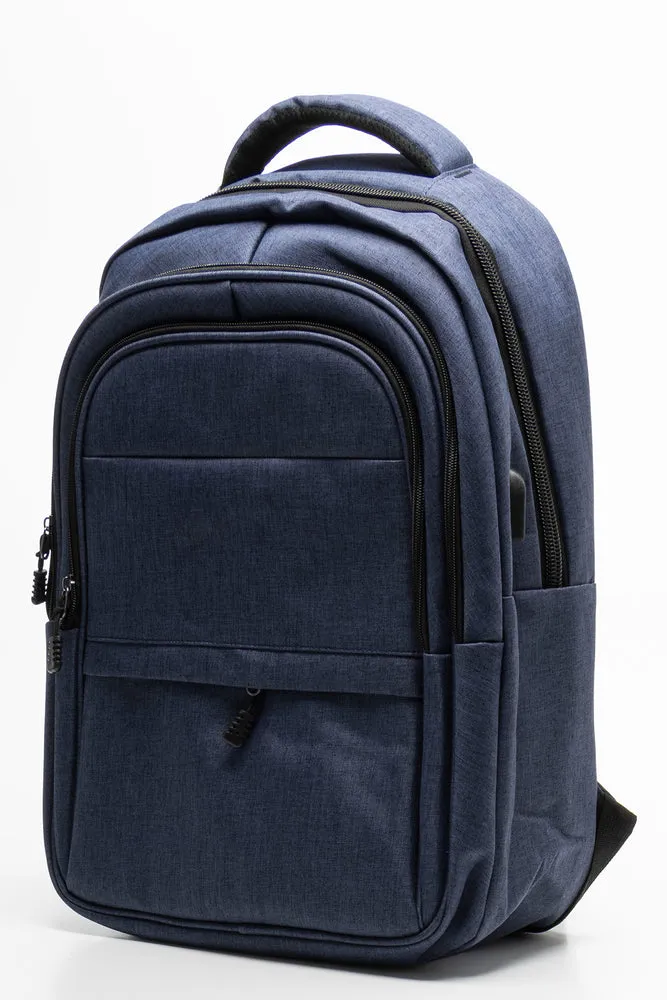 3 Divison Laptop USB Bag Dark Blue sold by Ackermas product image thumbnail 2
