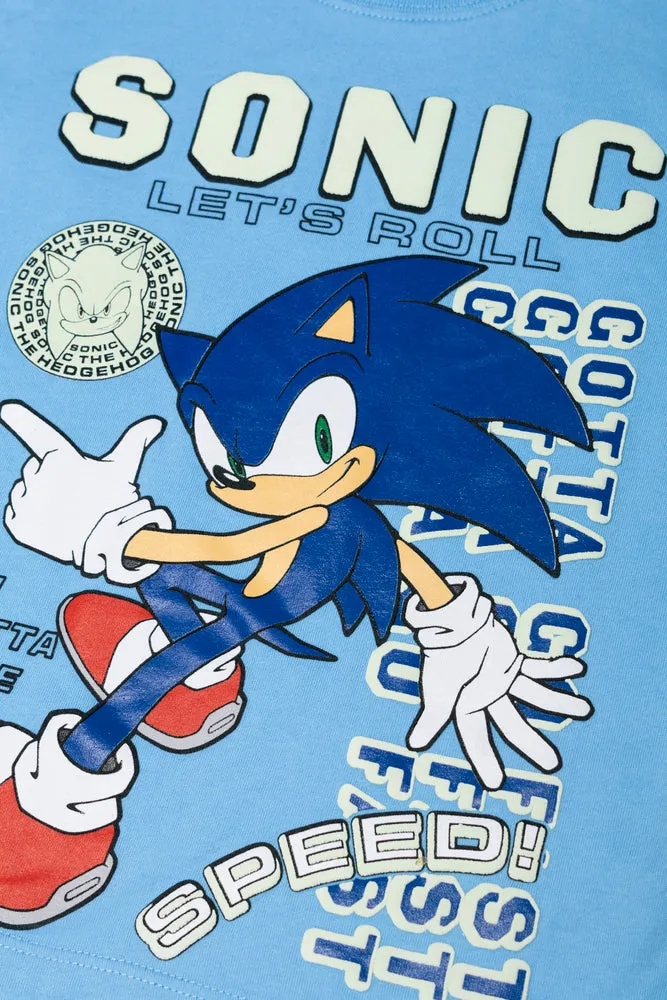Sonic T-shirt Blue sold by Ackermas product image thumbnail 2