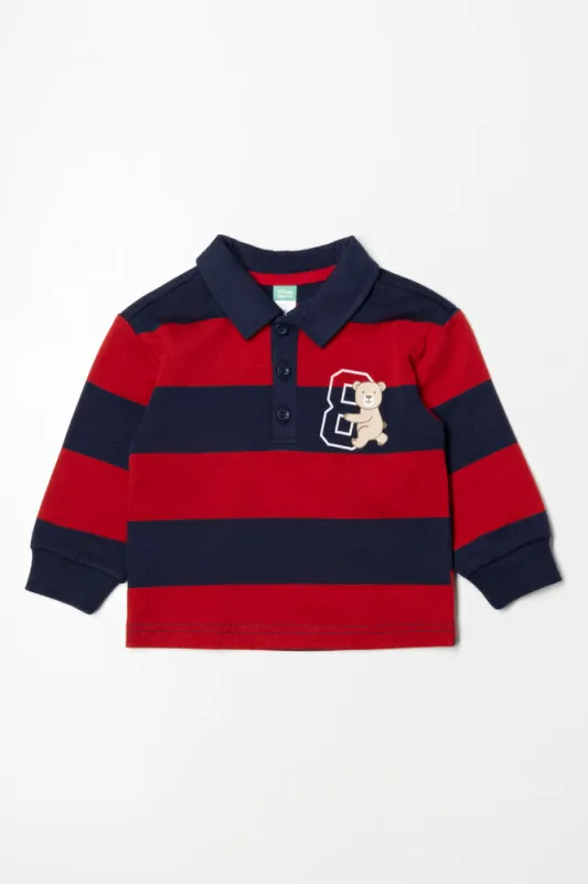 Long Sleeve Golfer Red And Navy sold by Ackermas