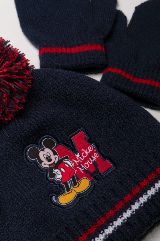 2 Pack Mickey Mouse Hat Set Navy sold by Ackermas product image thumbnail 2