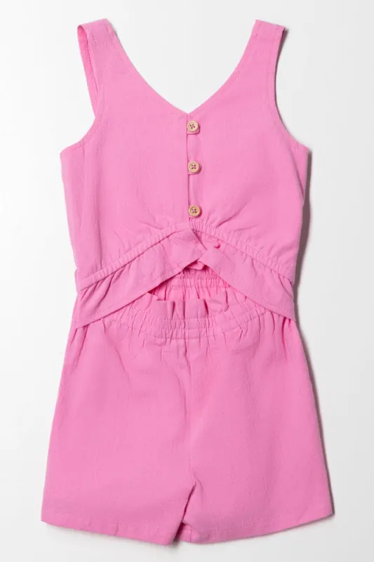 Short Jumpsuit Pink sold by Ackermas