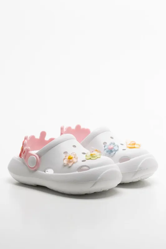 Daisy Clog White sold by Ackermas