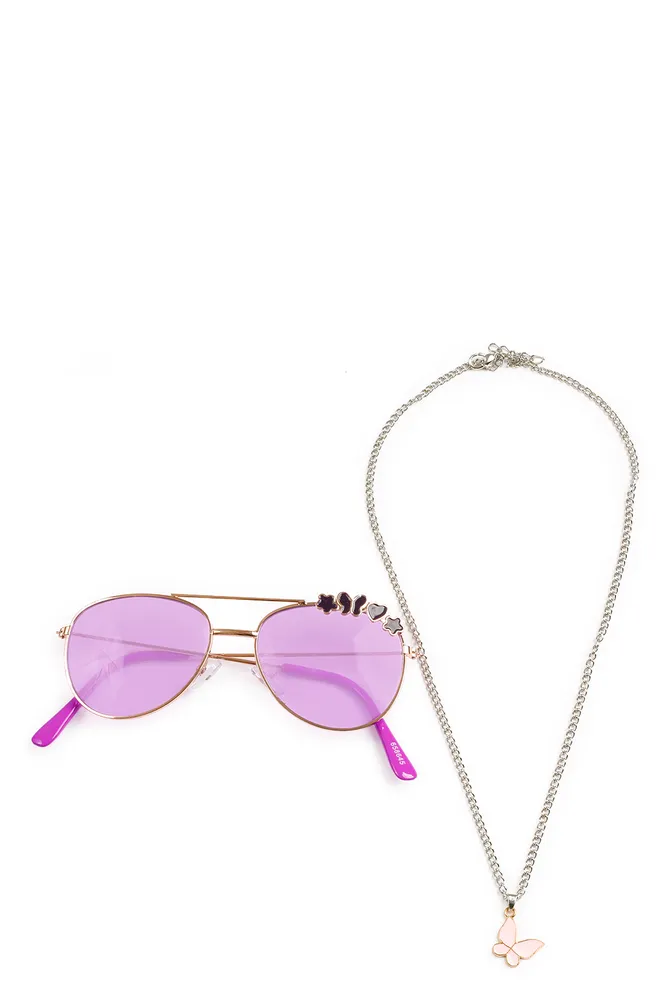Sunglasses Set Purple sold by Ackermas