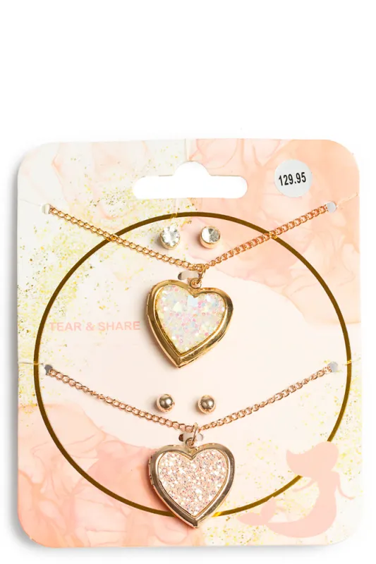 Necklace Set Peach sold by Ackermas