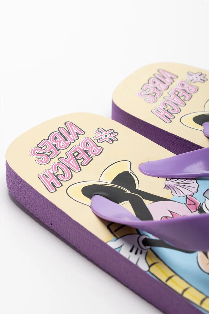 Minnie Mouse Flip Flop Purple sold by Ackermas product image thumbnail 4