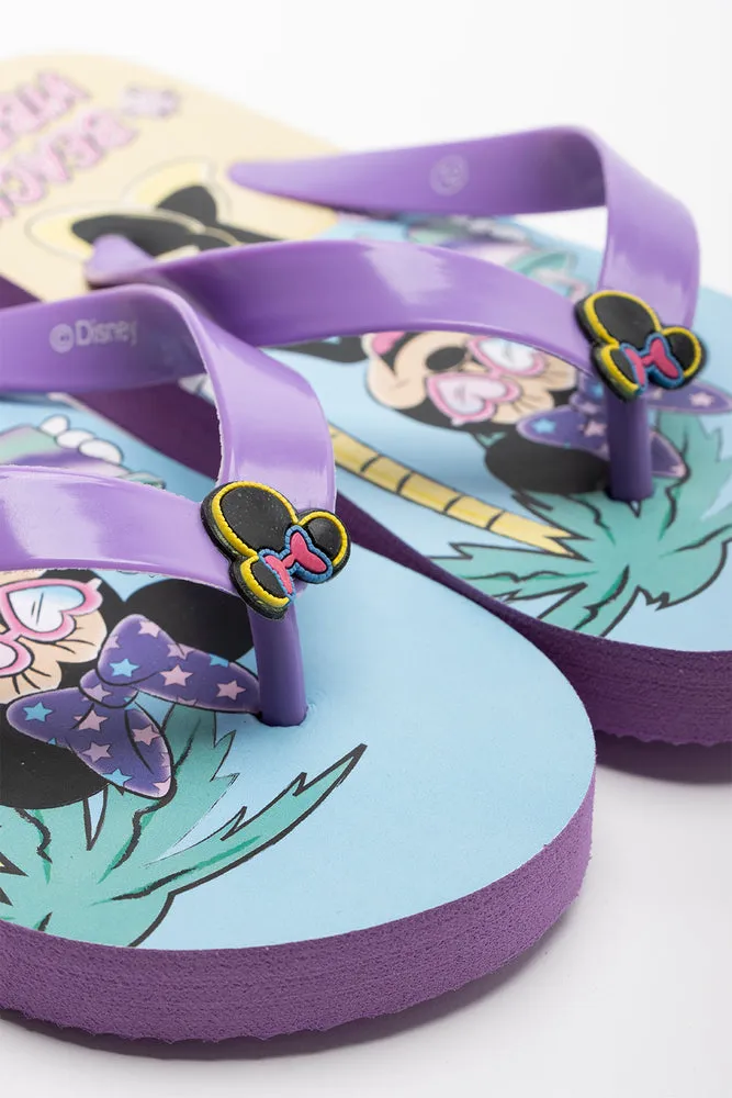 Minnie Mouse Flip Flop Purple sold by Ackermas product image thumbnail 3