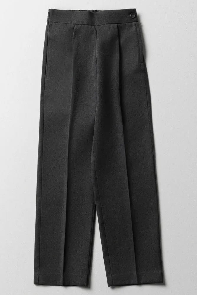 Girls School Pants Regular Fit Grey sold by Ackermas