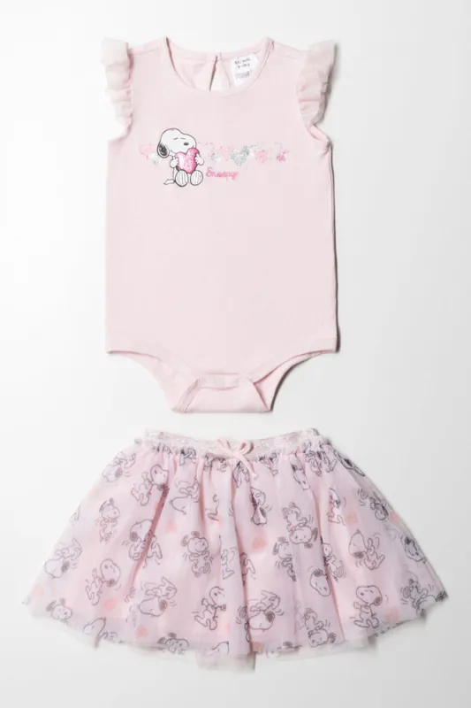 Snoopy Tutu Set Pink sold by Ackermas