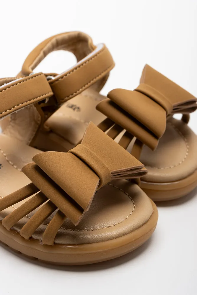 Double Bow Sandal Brown sold by Ackermas product image thumbnail 3