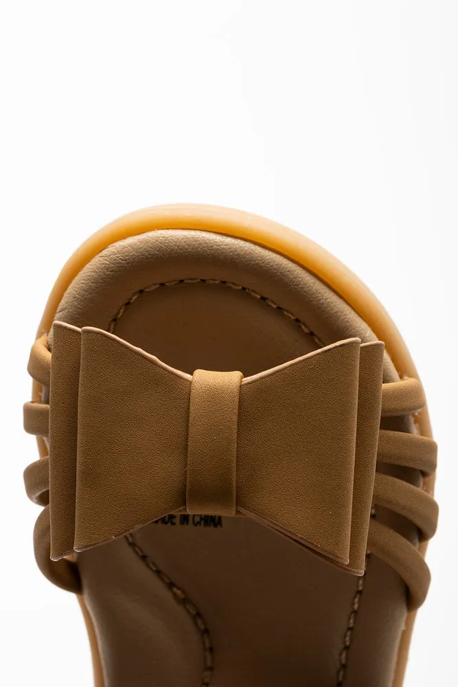 Double Bow Sandal Brown sold by Ackermas product image thumbnail 5