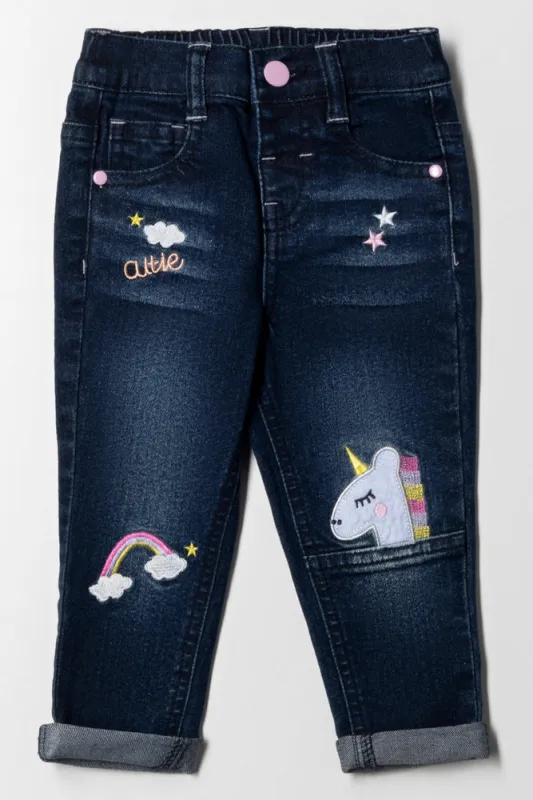 Denim Jeans Dark Blue sold by Ackermas