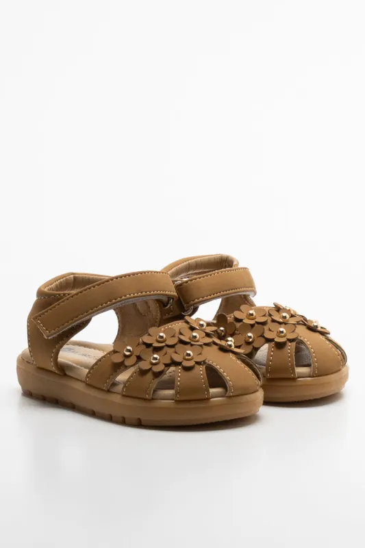 Flower Sandal Brown sold by Ackermas