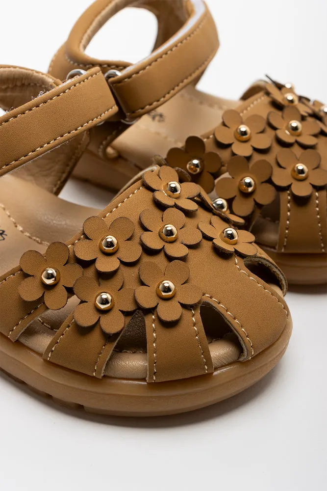 Flower Sandal Brown sold by Ackermas product image thumbnail 3