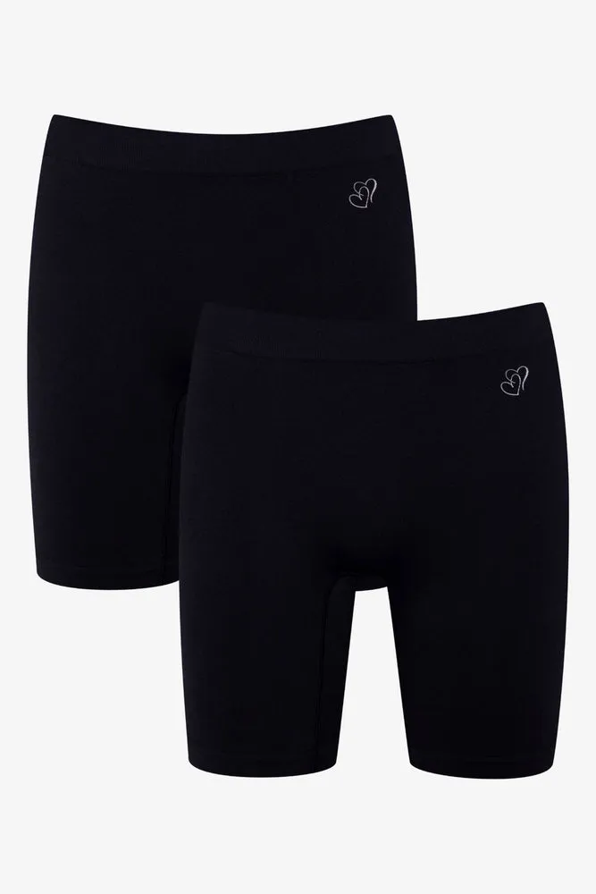 2 Pack Seamfree Long Leg Boylegs Black sold by Ackermas